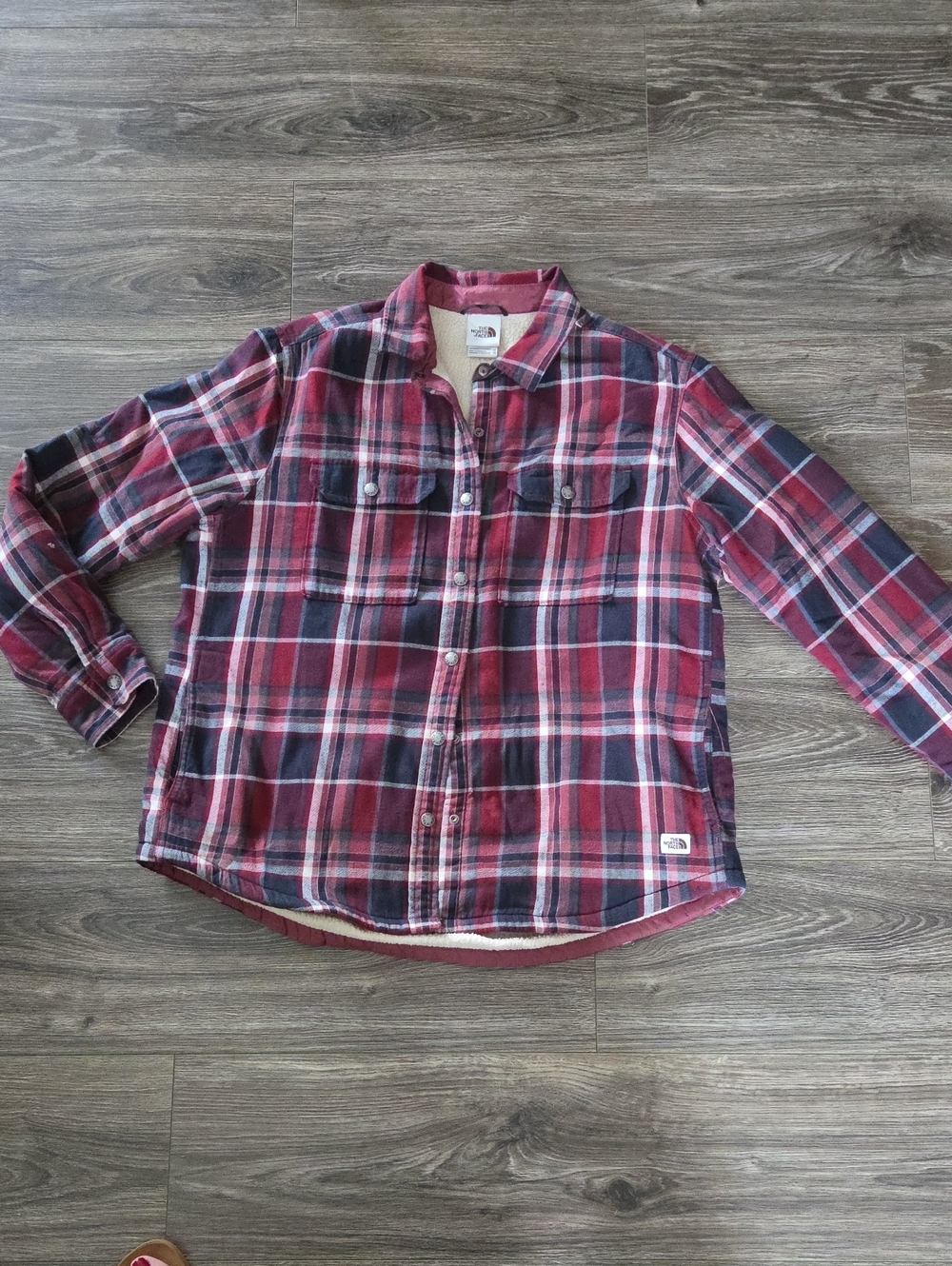 North Face Plaid Shacket